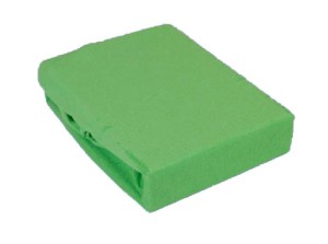 Prześcieradło Jersey z gumką trawa  120x200 - 021