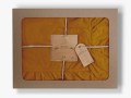 Pościel z bawełny 200x220 mustard stonewashed exclusive bez prasowania żółty