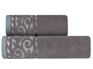 Ręcznik Victoria 70x140 mikro bawełna 500g/m2 popielaty 
