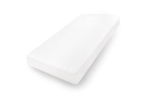 Prześcieradło jersey 180x200 z gumką  zakładka  30 cm matex biały 01 na wysoki materac 