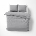 Pościel z makosatyny 160x200 szara