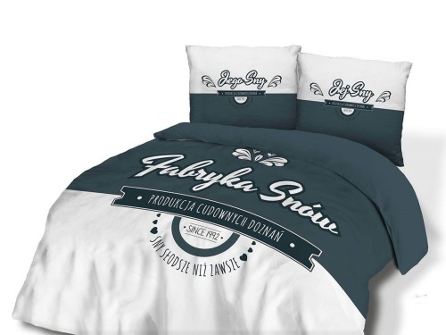  Pościeli z bawełny 160x200 -61471/1 - Sny słodsze niż zawsze - Na Prezent vintage