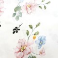 Pościel satynowa bawełniana 160x200 2x70x80 kwiaty 100% bawełna