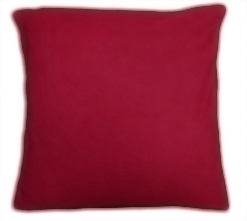 Poszewka jersey na poduszkę bordo 40x40