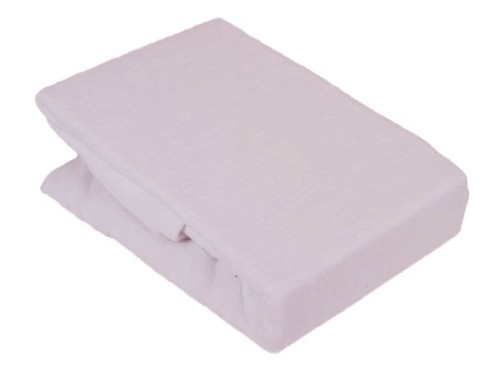 Prześcieradło Jersey z gumką białe 160x200