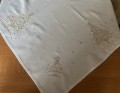  Bieżnik świąteczny 85x85 cm złota choinka int 428 boże narodzenie