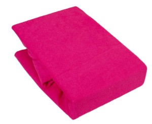 Prześcieradło Frotte z gumką - 220x200 -  Malina  019