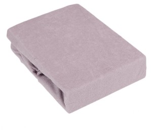 Prześcieradło Jersey z gumką jasno popielaty  160x200 - 034 j
