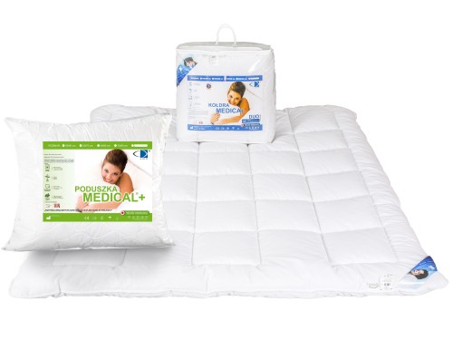  Kołdra zimowa MEDICAL Duo antyalergiczna 140x200 + poduszka 70x80