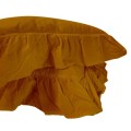 Pościel z bawełny 200x220 mustard stonewashed exclusive bez prasowania żółty