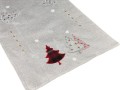 Bieżnik świąteczny 50x100 cm choinki czerwona srebrna int 1241 boże narodzenie