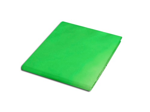 Prześcieradło satynowe - 160x200 - Zielone - bez gumki 014