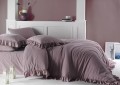 Pościel z bawełny Exclusive 160x200 Pale Mavue - bez prasowania Stonewashed