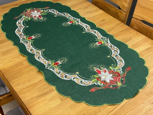  Bieżnik świąteczny 60x120 cm stroik int 5766 boże narodzenie