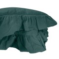 Pościel z bawełny Exclusive 160x200 dark green bez prasowania Stonewashed 