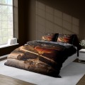 Pościel satynowa z mikrowłókna 160x200 magic collection 4220 a 3 D