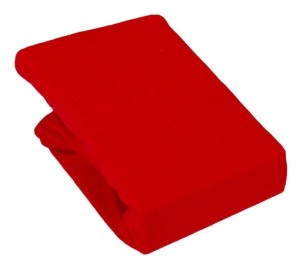 Prześcieradło Frotte z gumką - 220x200 - Czerwony 016