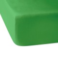 Prześcieradło satynowe 200x220 z gumką zielony 014