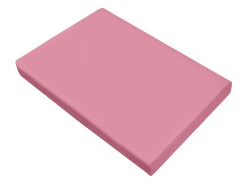 Prześcieradło satynowe - 200x235 - Różowe - bez gumki - Musja