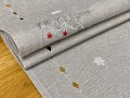 Bieżnik świąteczny 50x100 cm choinki czerwona srebrna int 1241 boże narodzenie