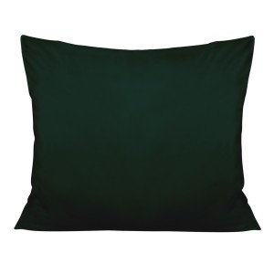 Poszewka satynowa 40x40 - zieleń butelkowa -  na poduszkę 036