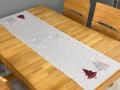  Bieżnik świąteczny 40x140 cm choinki czerwona srebrna int 1241 boże narodzenie