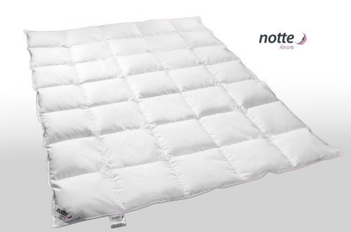 Kołdra puchowa - całoroczna - 200x200 Notte Amore medium 90 %