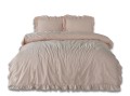  Kpl pościeli z bawełny Exclusive - 200x220 - Camello Roses - bez prasowania Stonewashed