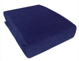 Prześcieradło Frotte z gumką granatowe  140x200   009