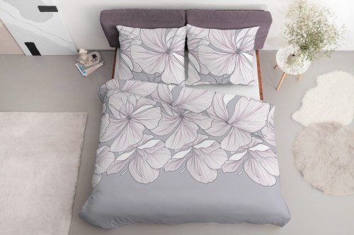 Pościel satynowa - 220x200 + 2/70x80 home satin 4244 b